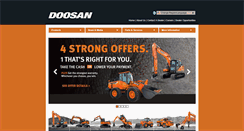 Desktop Screenshot of doosanequipment.com