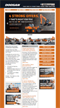 Mobile Screenshot of doosanequipment.com